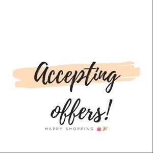 Accepting all offers! 🎉